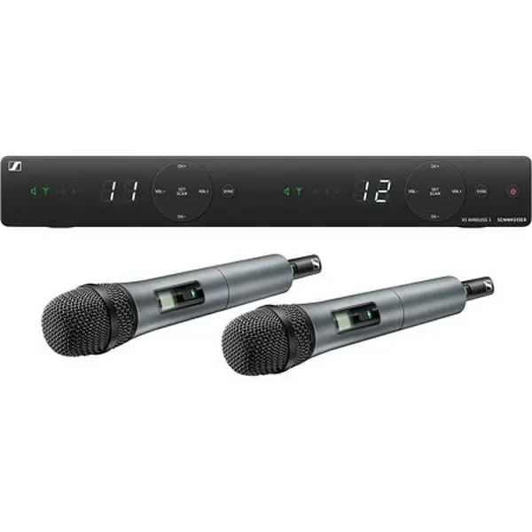 Sennheiser XSW1-825DUAL-A-U Dual-Channel Wireless Microphone System, 2-Channel Audio Gadget for Musical Instruments & Accessories