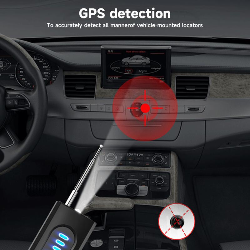 Hidden Camera Detectors, GPS Tracker Detector and RF Signal Scanner, For Office, Travel, Hotel, Car hidden camera GPS detector, Hidden Cam, Find Out Hidden GPS Trackers