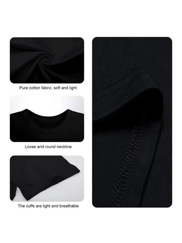 Retro Washed T-Shirt Double Sided Printed 230 Pure Cotton'GOD HAS A PLAN' Letter Print Men's Casual ComfortableFashionable Street Style Cotton Distressed FestiveMenswear Tops slightly cropped shirt men