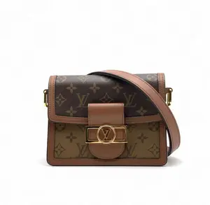 Pre-owned Louis Vuitton Mini Dauphine Monogram Reverse Canvas Shoulder Bag