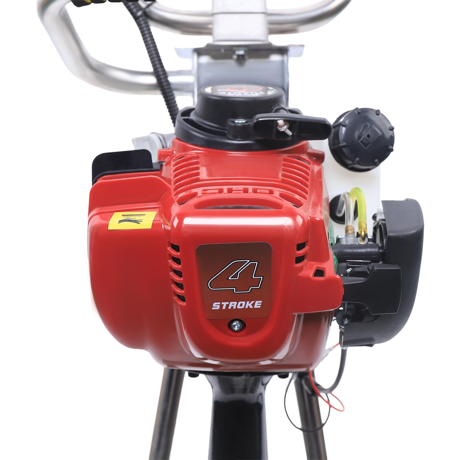 900W 35.8cc Gas Powered Concrete Consolidator 4 Stroke Engine 573lbs Force for 3.2-16ft Screeds Construction Tunnels Bridges Red Black Silver 900W 35.8cc Gas Powered Concrete Consolidator 4 Stroke Engine 573lbs Force for 3.2-16ft Screeds Construction Tunnels Bridges Red Black Silver