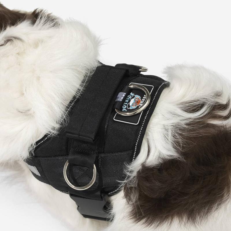 Joyride LUXE Dog Harness Made in the USA, Premium Quality with Side Rings, 3 Leash Attachment Points, Reflective Features for Large and Small Dogs