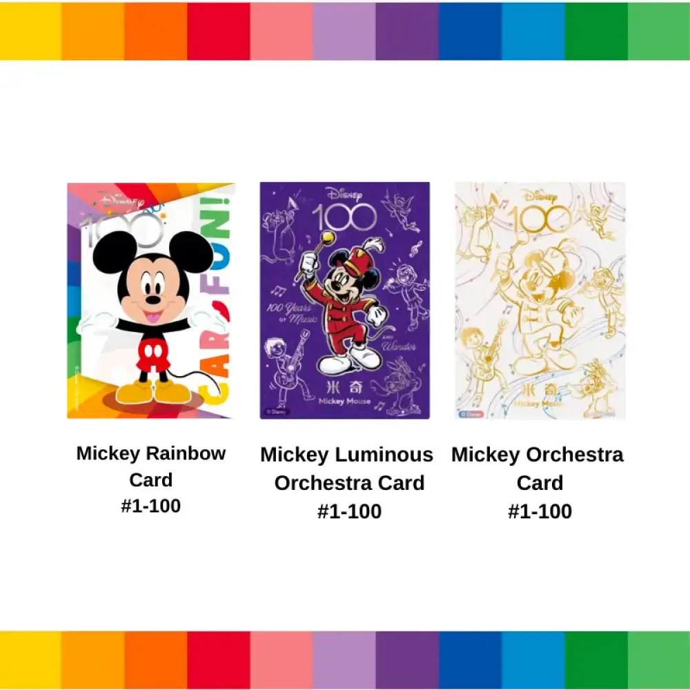 Card.Fun Disney 100 Joyful Hobby Box, Blind Box, Trading Cards