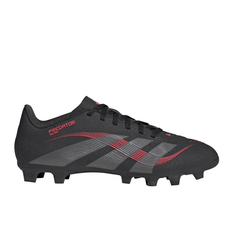 adidas Mens Predator Club Firm GroundMulti Ground Soccer Cleats  - Black, Red