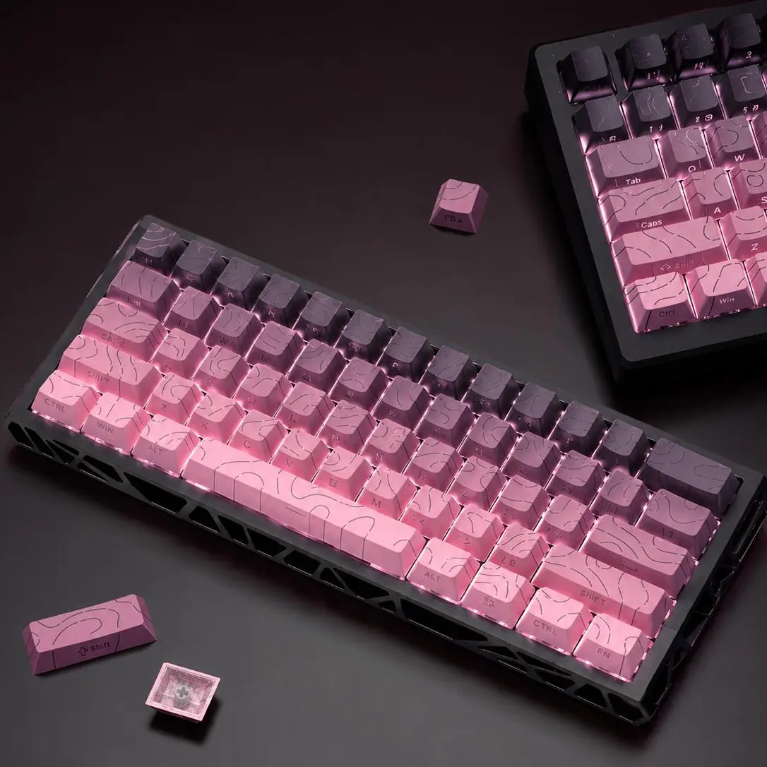 61-Keys Mechanical Gaming Keyboard, USB Powered Mini Keyboard,  Mechanical Game Keyboard, Tactile Feedback Keyboard, Lighted Mechanical Keyboard, Computer Accessories