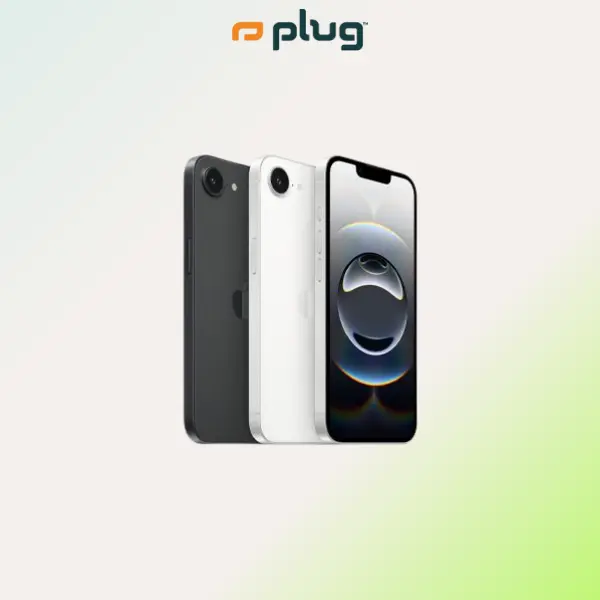 Refurbished iPhone 16e (Unlocked) - Acceptable Condition with 1-Year Warranty by Plug