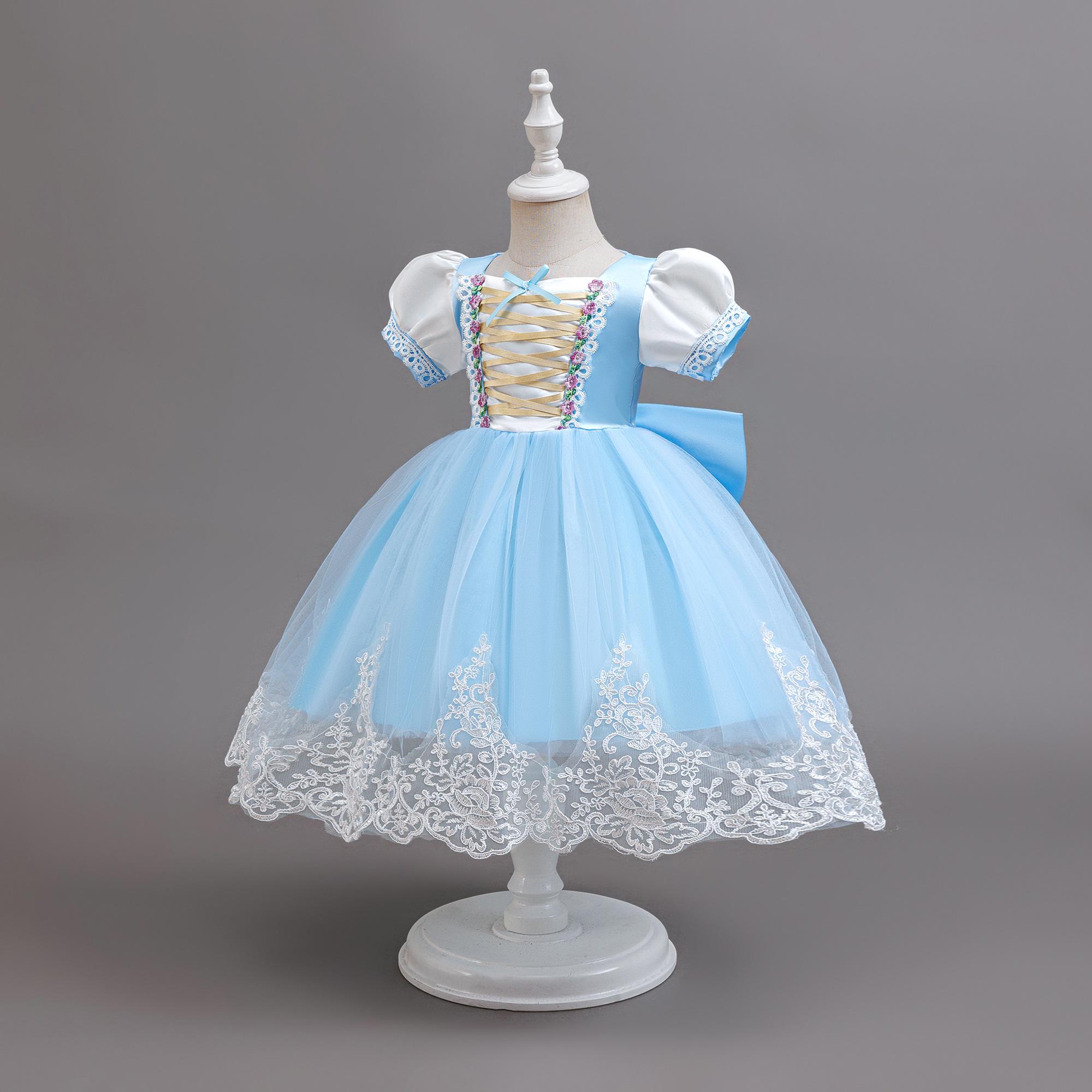 Girls Sleeping Beauty role play first birthday dress purple performance costume princess tulle skirt anniversary gift