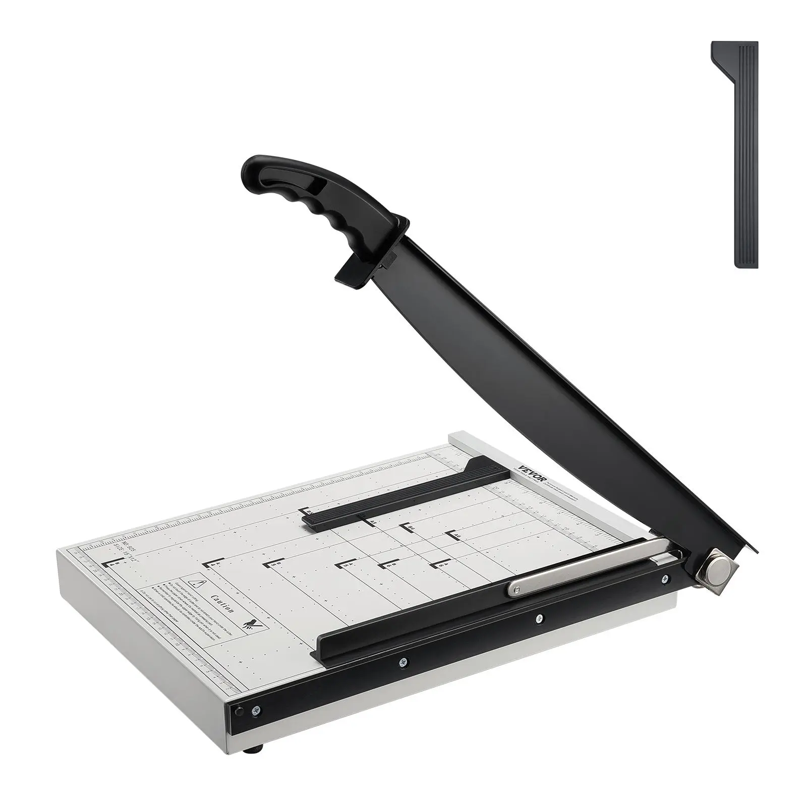 【Backtoschool】VEVOR Paper Cutter, Guillotine Trimmer, 15" Cut Length, 16 Sheets Capacity, Heavy Duty Guillotine Paper Cutter with Guard Rail/Blade Lock for Cardstock/Cardboard, Paper Trimmer for Home Office School