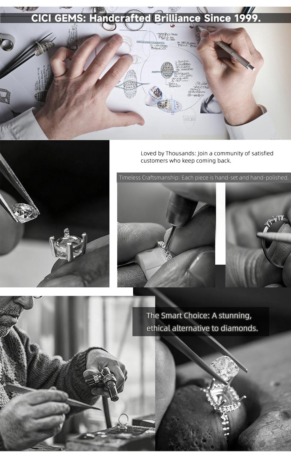 CICI GEMS Oval Cut Moissanite Halo Ring for Women 2CT D VVS1 Stackable 18K Gold Plated Lab-Created Hypoallergenic Wedding Engagement Anniversary Gift Fine Jewelry R02