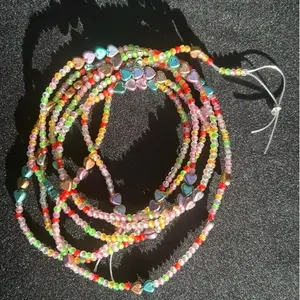 Rainbow Elastic Waistbead