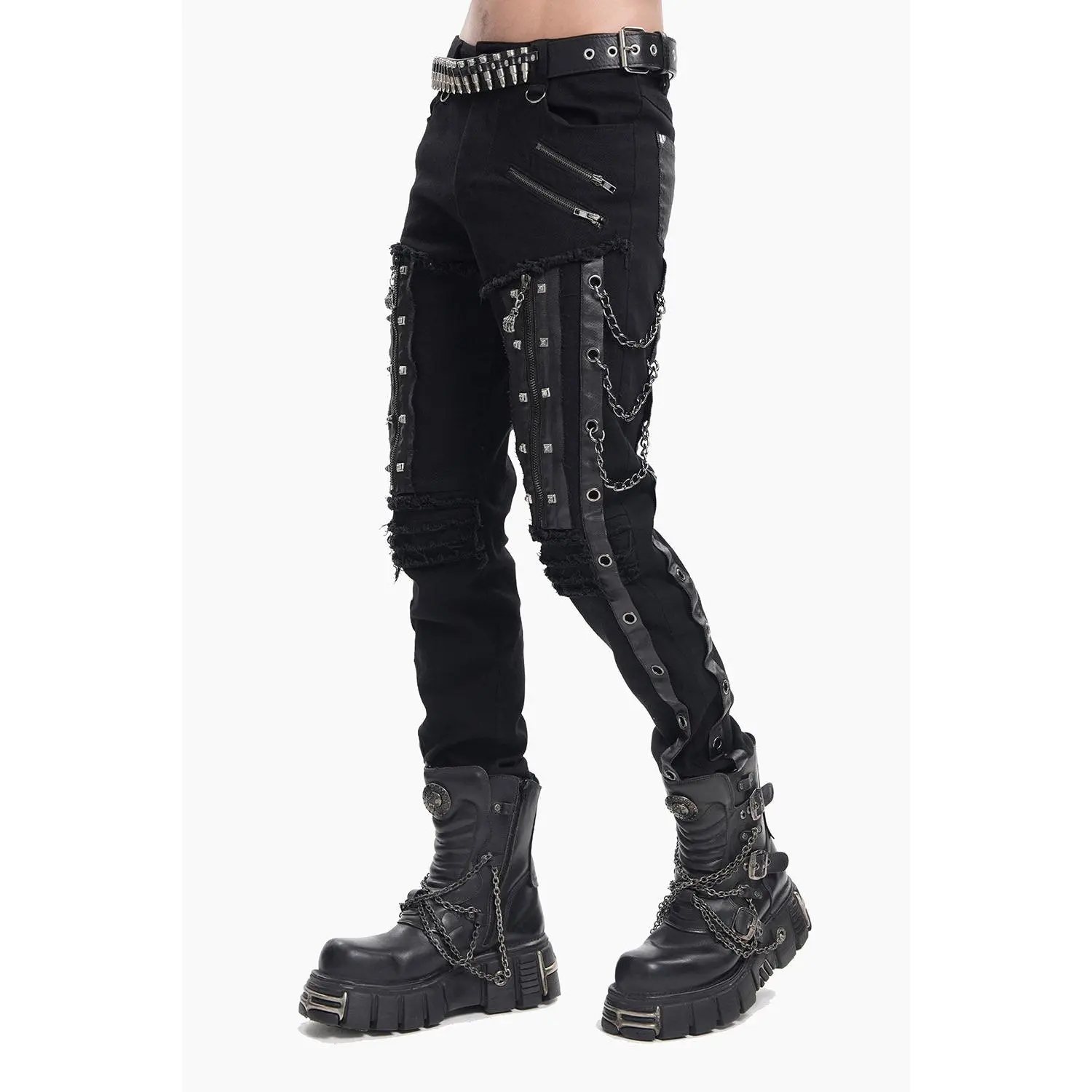 Reaper Chain Studded Pants