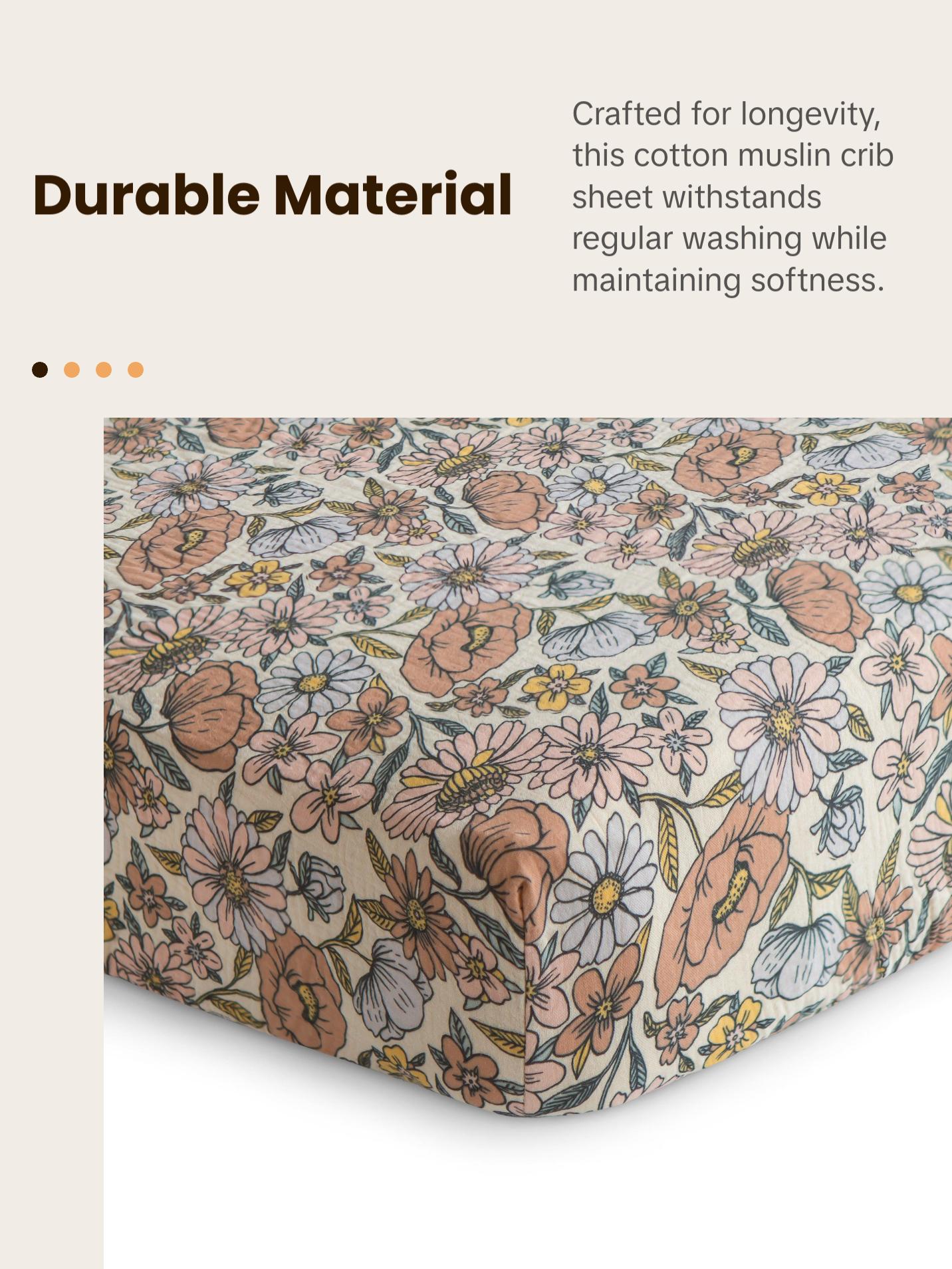 Extra Soft Muslin Crib Sheet