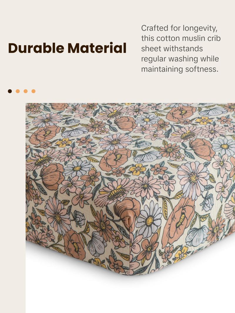 Extra Soft Muslin Crib Sheet