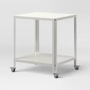 Metal Accent Table Chalk White - Room Essentials