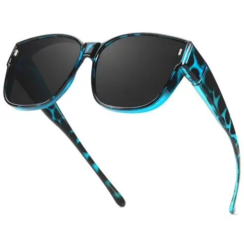 3091blue tortoise frame grey lens 