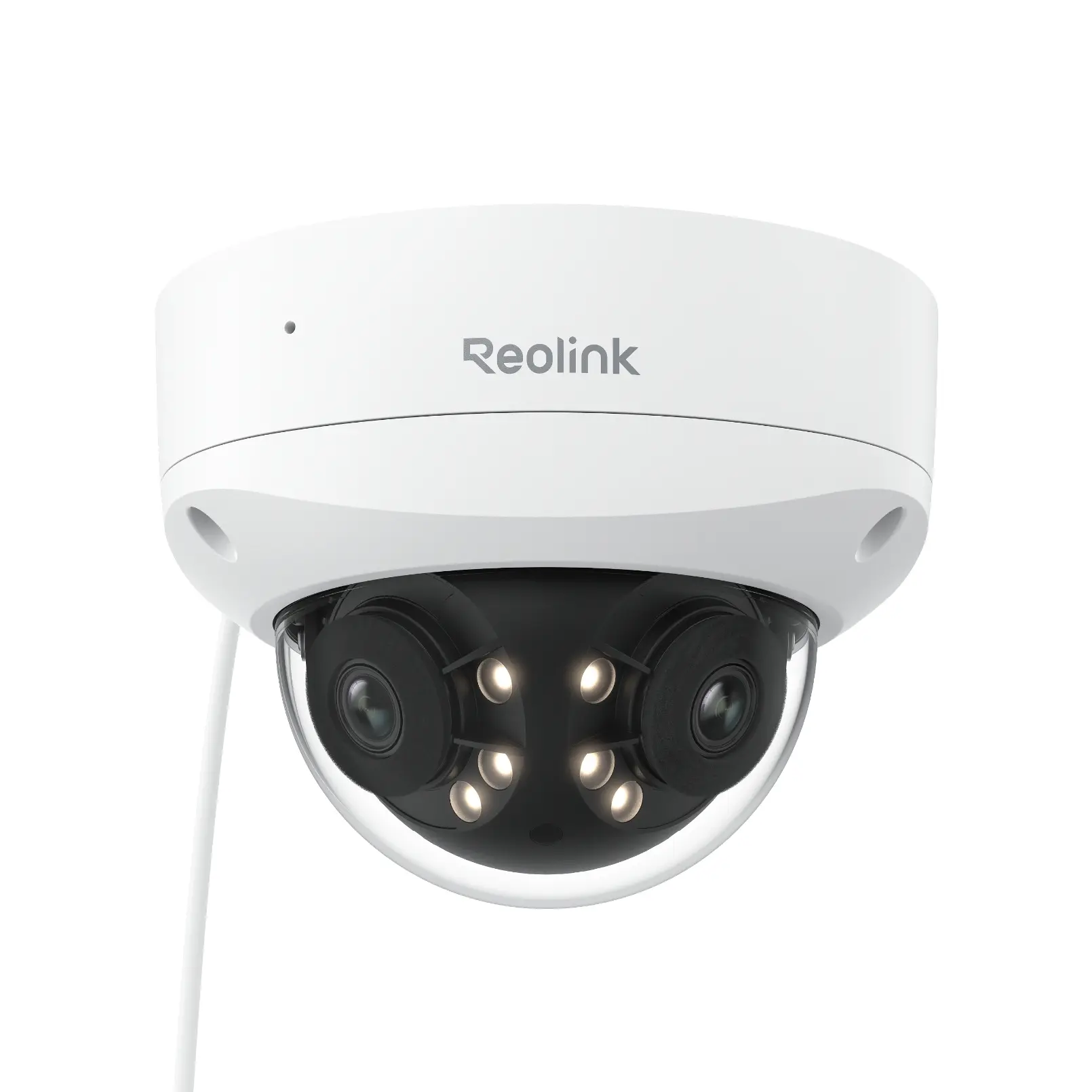 Reolink Duo 2V PoE 4K 8MP Dome Outdoor Security Camera, Color Night Vision, Smart Detection, IK10 Vandal-proof, IP67 Weatherproof
