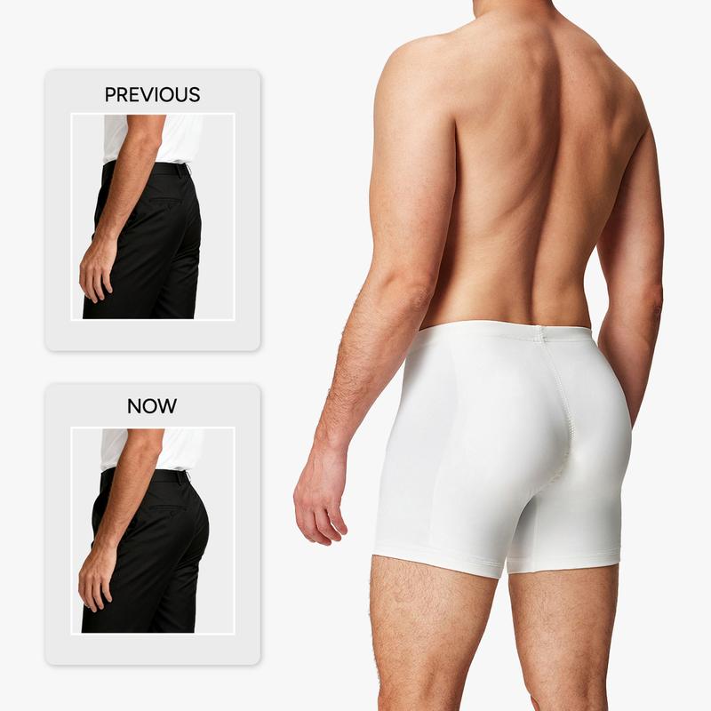 【Nebility】Men’s 3D Butt Lift Enhancing Padded Boxer Briefs with Removable Hip Pads, Seamless Compression Shapewear Underwear, High Elastic Waistband, 4-Way Stretch Breathable Fabric for Tummy Control & Daily Support,Moisture-Wicking,Menswear, Personalized 【Nebility】Men’s 3D Butt Lift Enhancing Padded Boxer Briefs with Removable Hip Pads, Seamless Compression Shapewear Underwear, High Elastic Waistband, 4-Way Stretch Breathable Fabric for Tummy Control & Daily Support,Moisture-Wicking,Menswear, Personalized