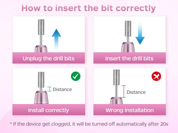 COSLUS C20 Professional Electric Nail Polisher Portable Wireless Rechargeable with 6 Bits & Sanding Bands for Gel Powder Nail Art Low Noise Heat Home Salon Use Springtok Cordless Lightweight Manicure Pedicure Daily