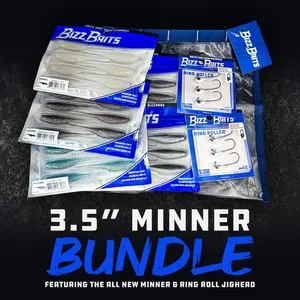 3.5" Minner Bundle w/ Bait Bag!
