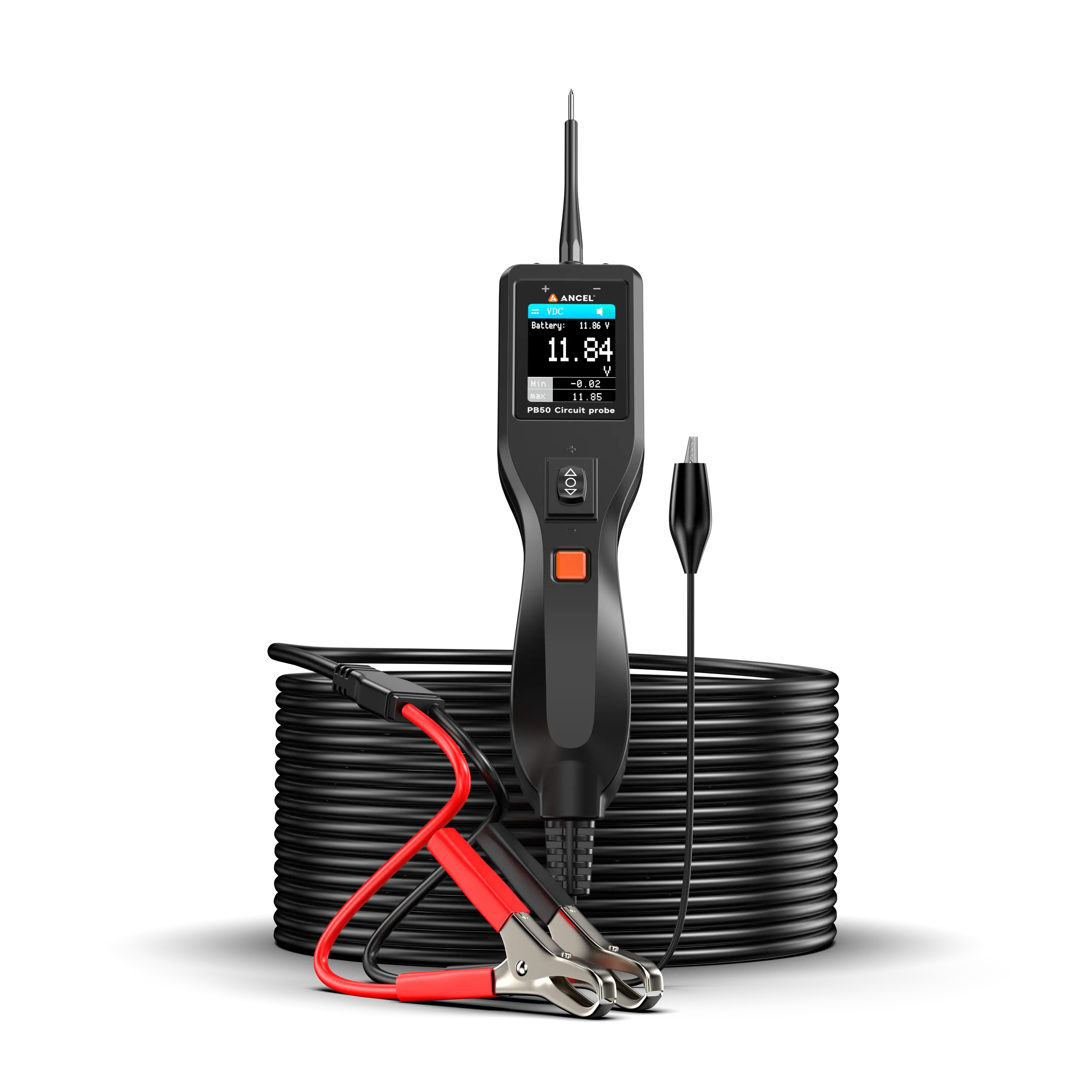 ANCEL PB50 Power Circuit Probe Tester – 12V & 24V Automotive Electrical Diagnostic Tool for Car/Truck/Boat/Motorcycle