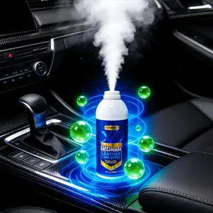 Automotive leather and plastic interior care: delays ageing, prevents cracking. No wiping required – one-touch cleaning restores shine and nourishment.