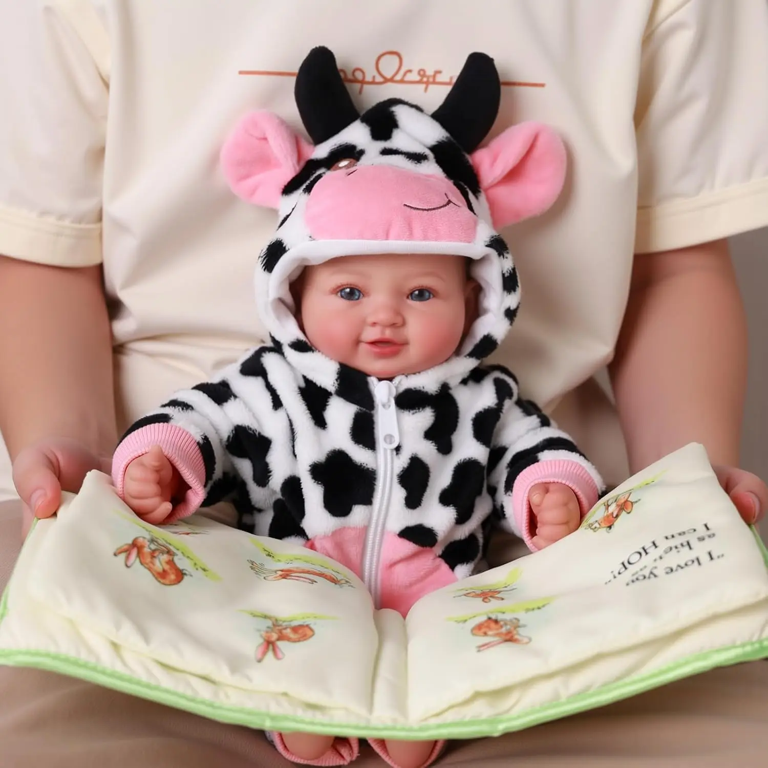 #backtoschool BABESIDE Baby Dolls 17inch Large Realistic Cute Fabric body + vinyl limbs Doll Set for 3+ Years Old Children Perfect Christmas Birthday Gifts Collectibles No Cow Dolls