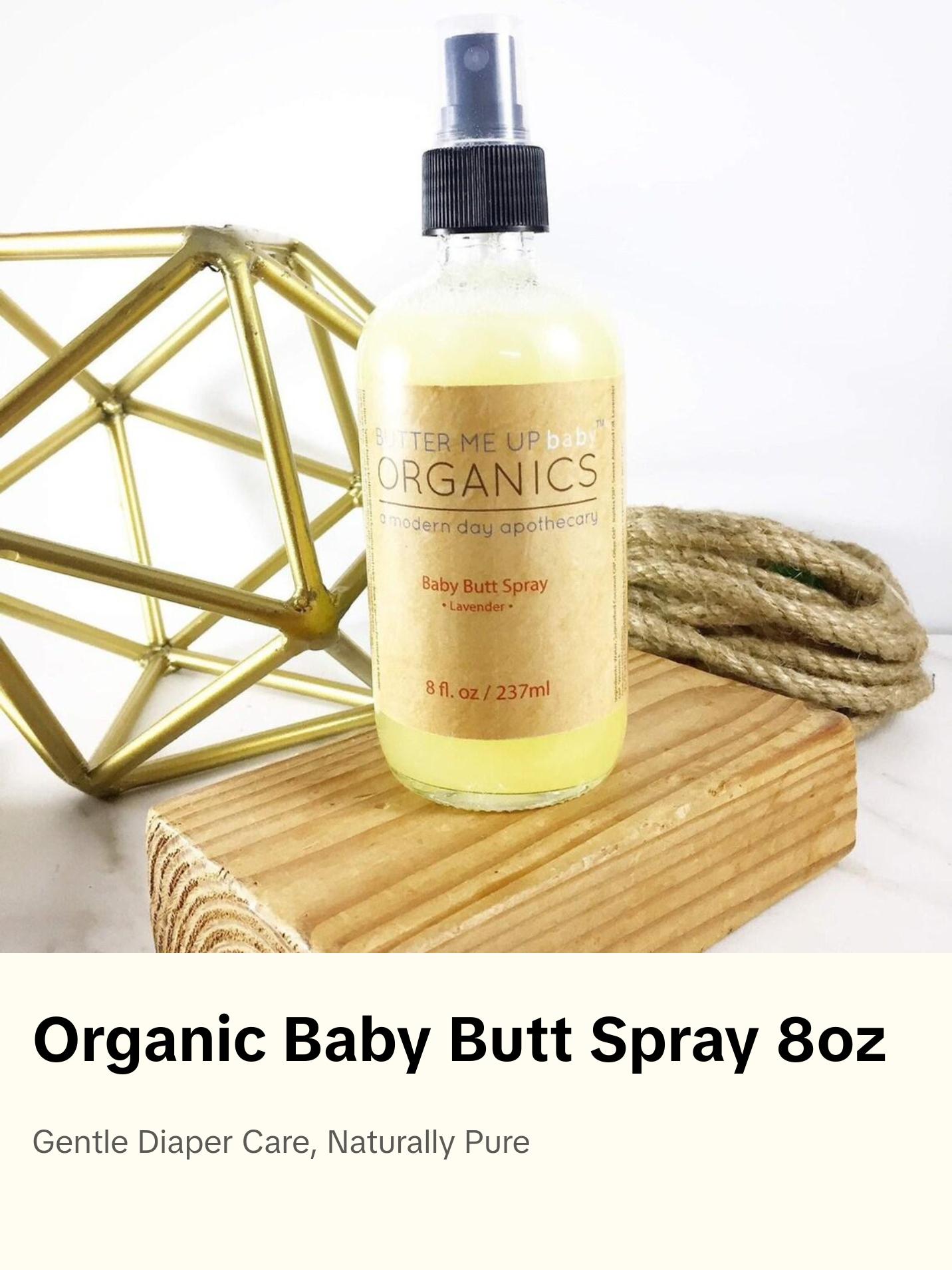 Organic Baby Butt Spray Diaper Changing Spray