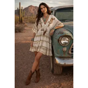 Rodeo Ruffled Western Dress