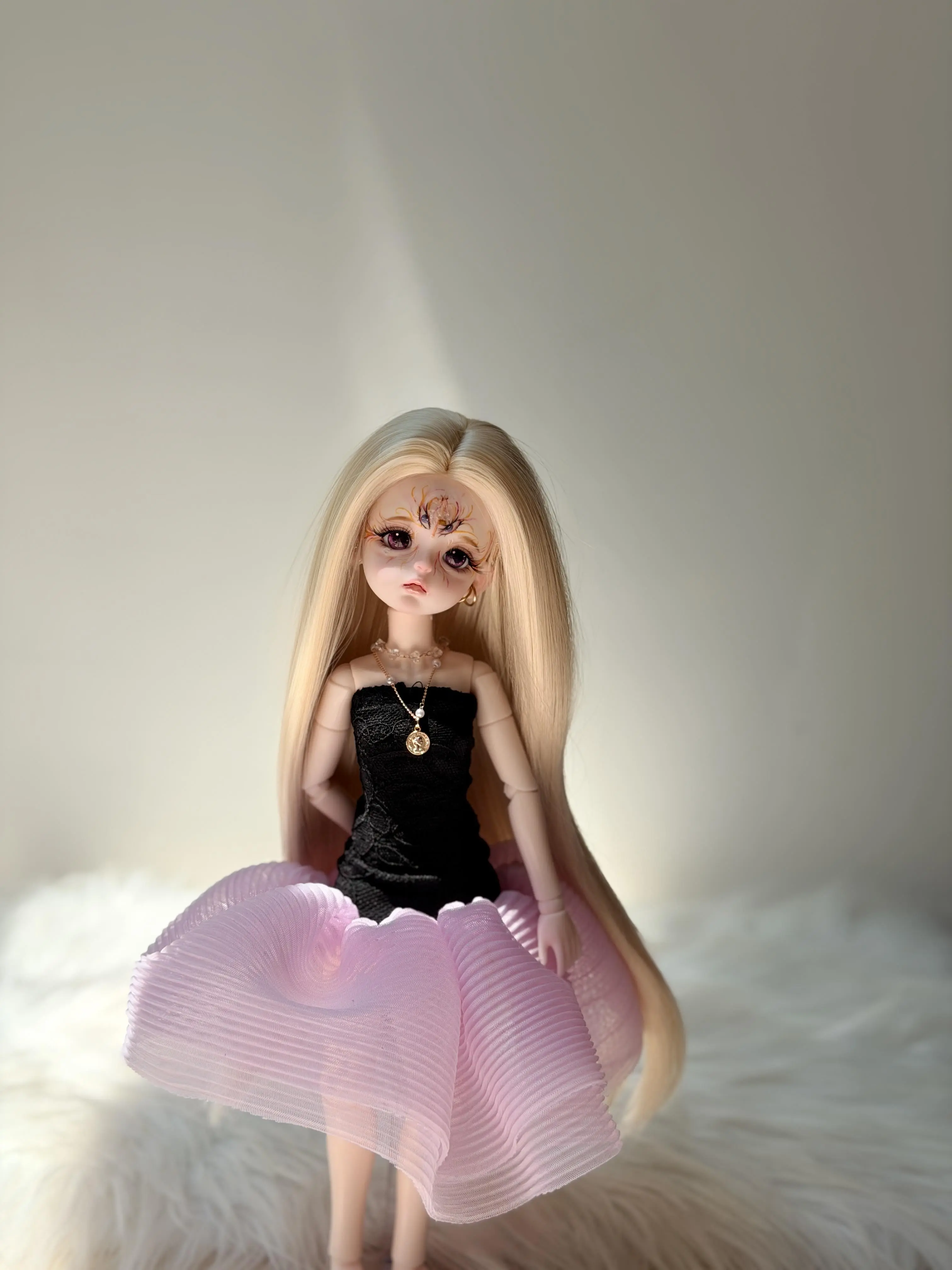 Dreaming Series - Handcrafted Poseable Collectible Doll, Art Figurine