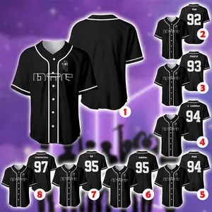 K-Style Concert Baseball Jersey – Korean Streetwear Kpop Style Shirt