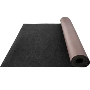 VEVOR Boat Carpet,  6 ft x 29.5 ft Marine Carpet for Boats, Waterproof Black Indoor Outdoor Carpet with Marine Backing Anti-Slide Marine Grade Boat Carpet Cuttable Easy to Clean Patio Rugs Deck Rug