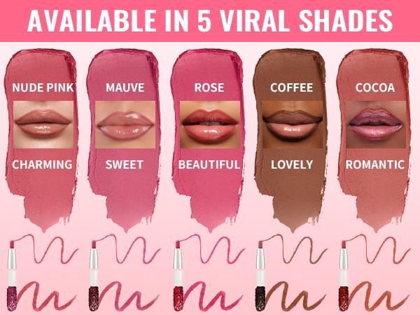 【FREE SHIPPING】2PCS iMethod Lip Liner Stain - Lip Stain, 2-In-1 Dual-Ended Peel Off Lip Stain with Tweezer, Natural Long Lasting Peel Off Lip Liner, Easy to Use for All Skin Types, Stay All Day, Nude Pink