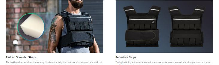 【Jumpstart Sale】ZELUS 23lb/30lb/60lb Weighted Vests with Adjustable Weights,Rucking Vest for Men, Women, Workout, Running, Strength Training, Rucking, Jogging,Bone Health, Core & Posture Boost| Gym Outfits, All Seasons Gift Idea