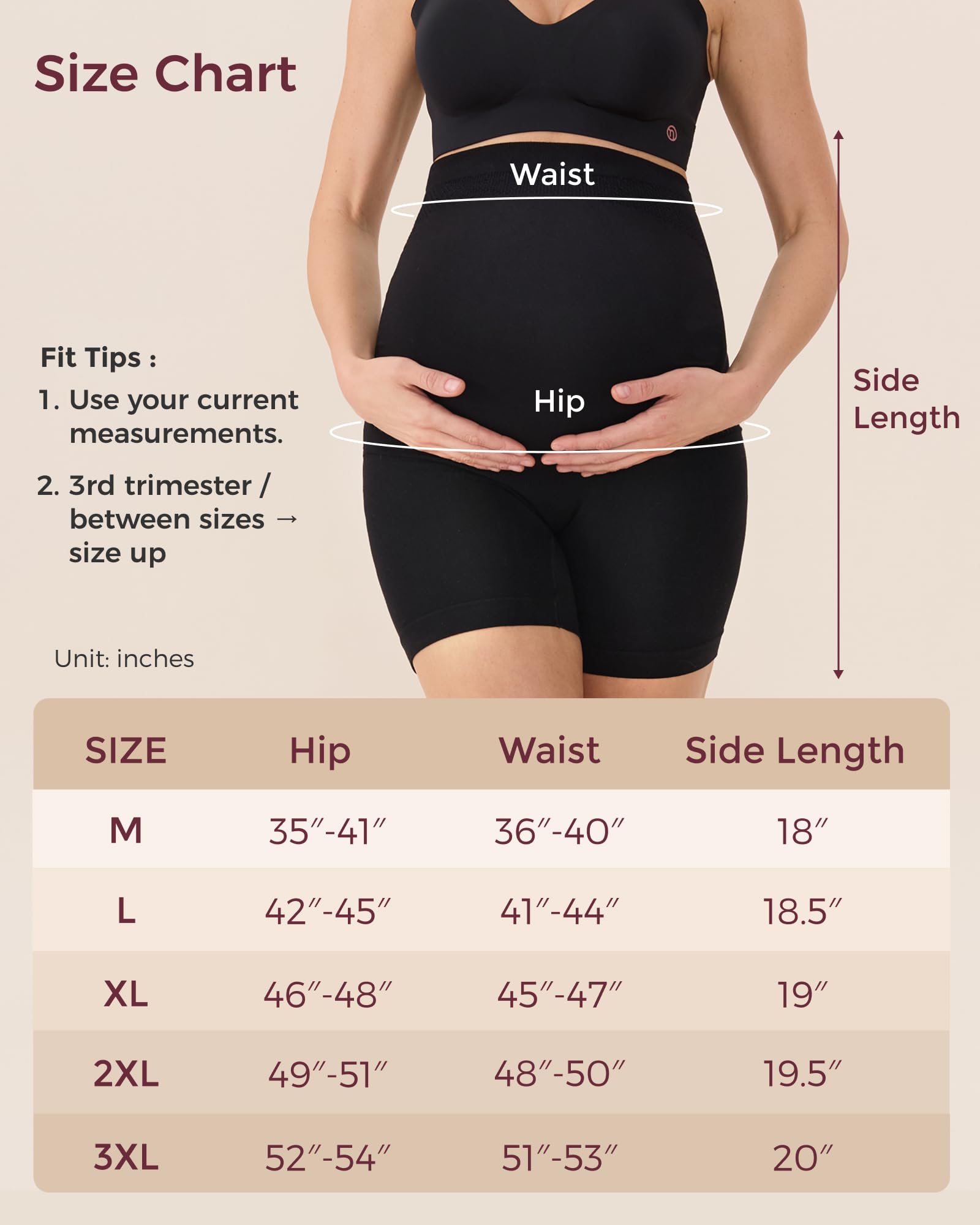 Momcozy Maternity Shapewear for Under Dresses, Anti-Chafing Mid-Thigh Pregnancy Underwear, Belly Support, Cotton Gusset Momcozy Maternity Shapewear for Under Dresses, Anti-Chafing Mid-Thigh Pregnancy Underwear, Belly Support, Cotton Gusset