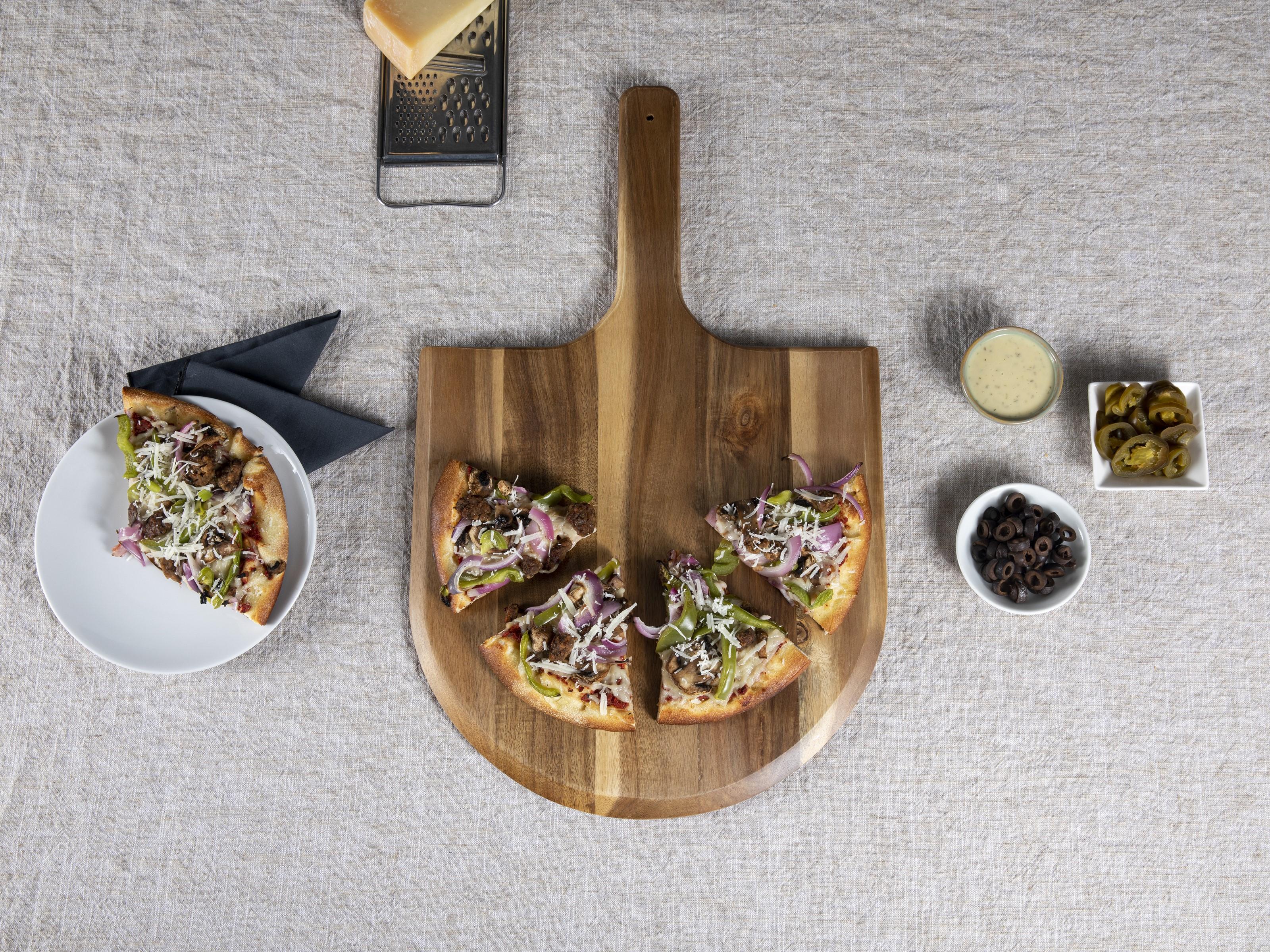 Acacia Pizza Peel Serving Paddle, (Acacia Wood)