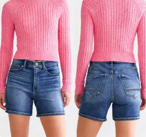 Summer Casual Slim Fit Denim Shorts for Ladies