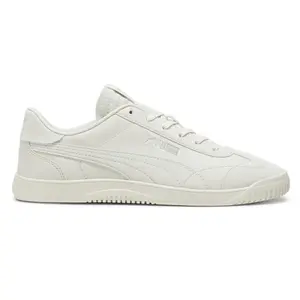 PUMA Mens Club 5V5 Nubuck Lace Up Sneakers Shoes Casual - Off White