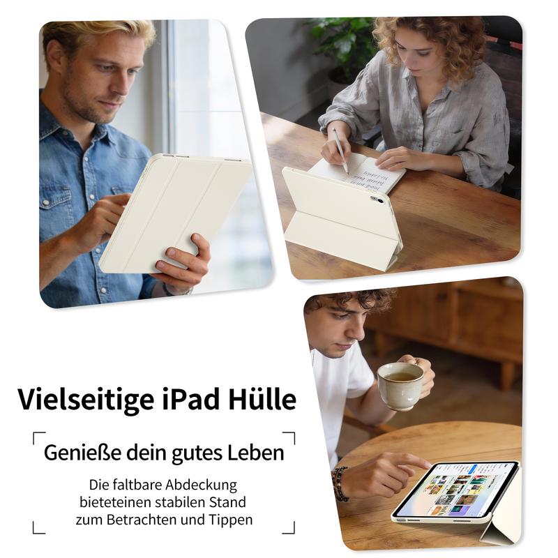 Kenke Case for iPad (A16) 11th Generation 11 Inch 2025,iPad 10th Gen Case 2022,iPad Air 11 Inch M3(2025)/M2(2024) 7th/6th Generation,iPad Air 5th / 4th Gen 2022/2020 10.9,Slim Trifold Stand