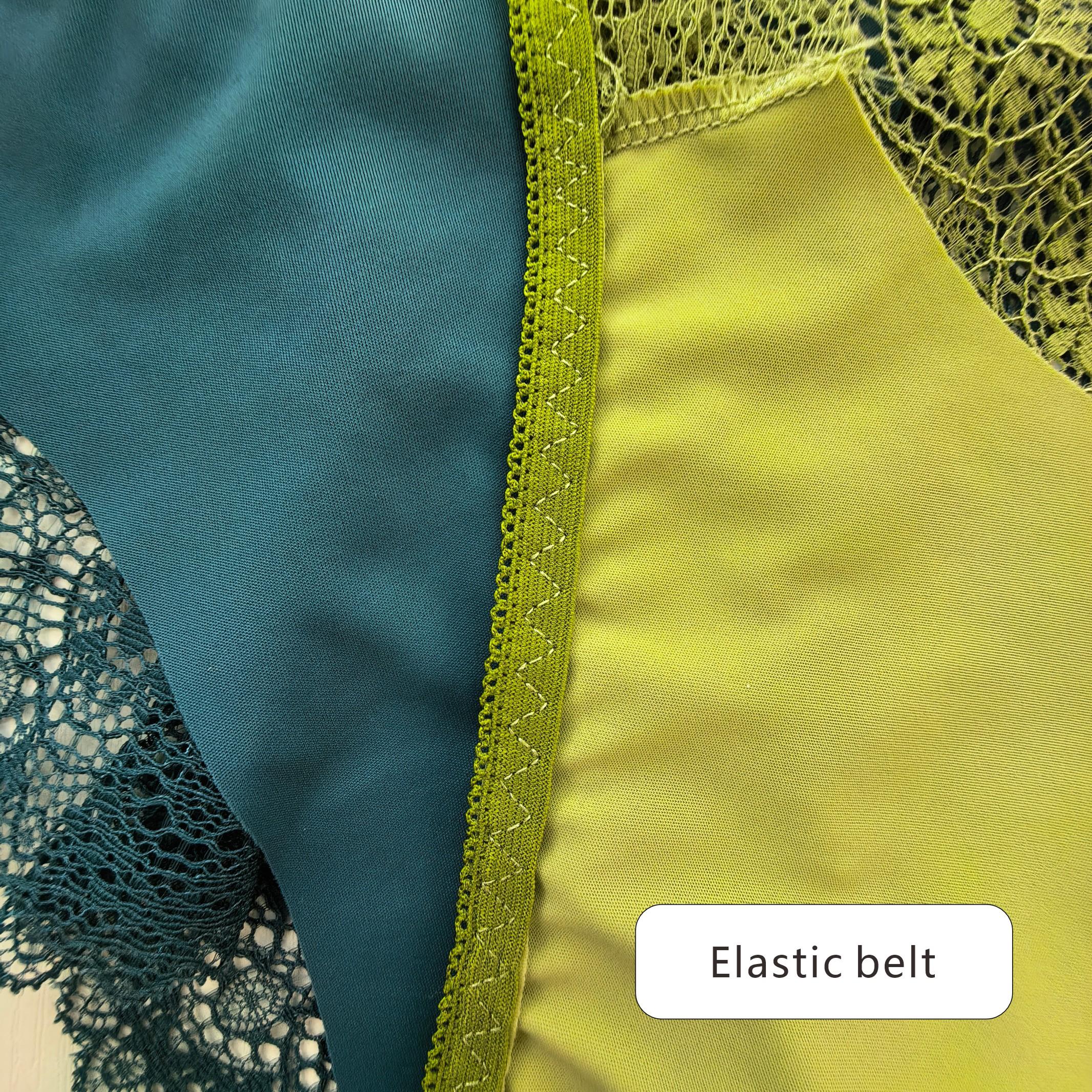 SeamlessLace Women's 6 PCS Contrast Lace Panty Set Assorted Colors Basic Minimalist Cotton Bikini Briefs Comfortable Everyday Lingerie Elegance Pieces Suit Style Elegant Underwear Thongs Period Underwear Womenswear Chic Cute