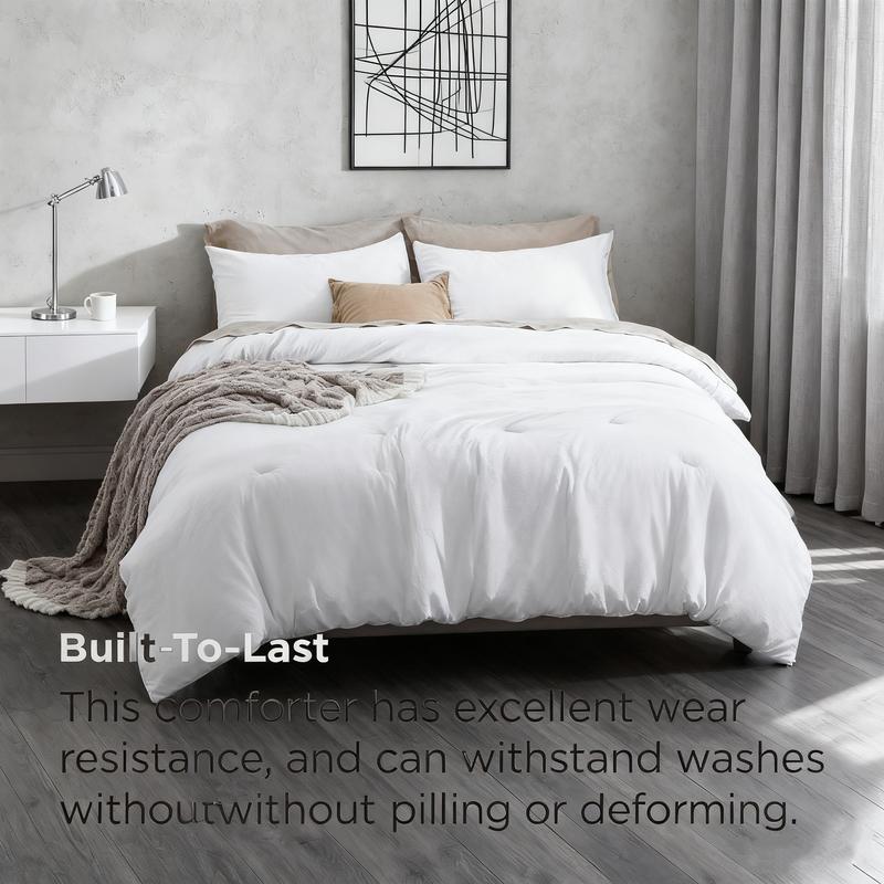 3 Pieces Soft Luxury Cationic Dyeing Bedding Comforter For All Season,Breathable Bed Set For Twin, Full, King, Queen Bed Sizes, Suitable For Bedroom, Guest Room, Dormitory, All Seasons, Machine Washable
