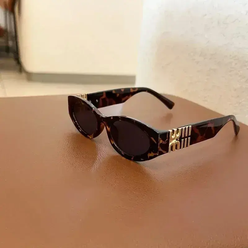 Retro Oval Cat Eye Sunglasses for Women, Vintage Black & Havana Tortoise Shell Narrow Frame Sunnies, Trendy Small Personality Resin Lens Shades for Driving & Travel, UV400 Protection