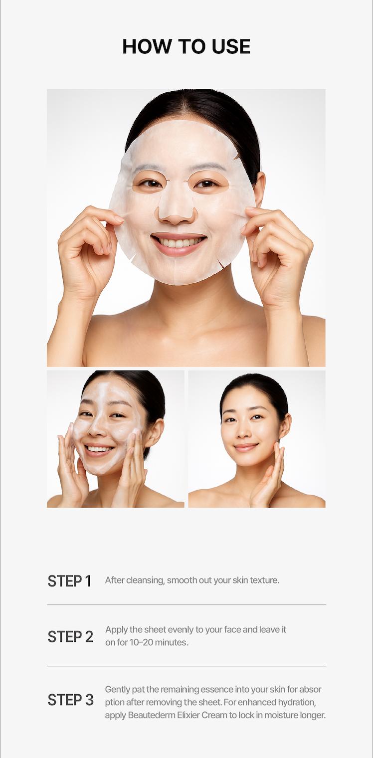 Beauté Derm] Elixier Exotoxin Mask 28ml with Squalane Exosomes