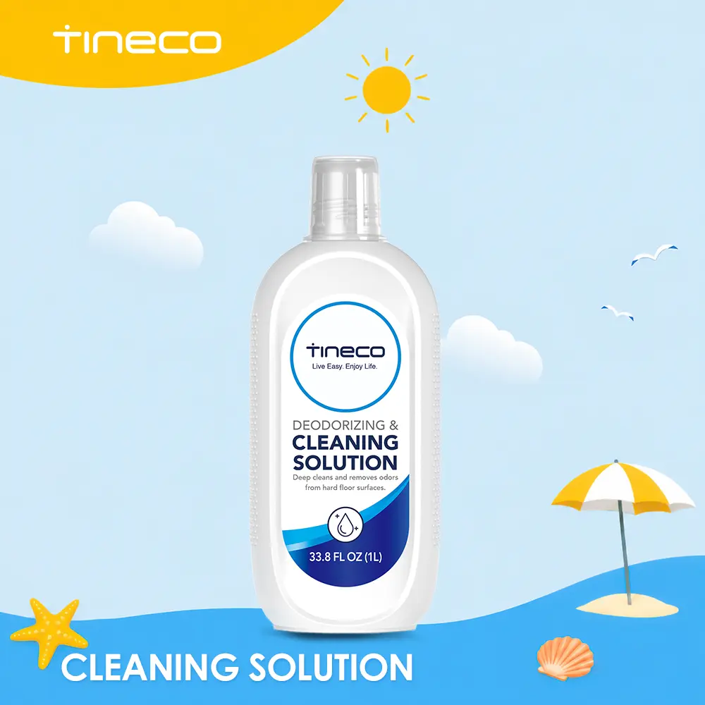 TINECO FLOOR ONE S5/S3/IFLOOR3/IFLOOR2/IFLOOR SERIES MULTI-SURFACE CLEANING SOLUTION: 33.8 FL OZ (1L) Household steammop steamercleaning Cleaner, Super Concentrated Wash, Floor Cleaner, Liquid