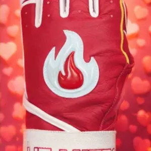 Lit Mitts Sunday Red Batting Gloves