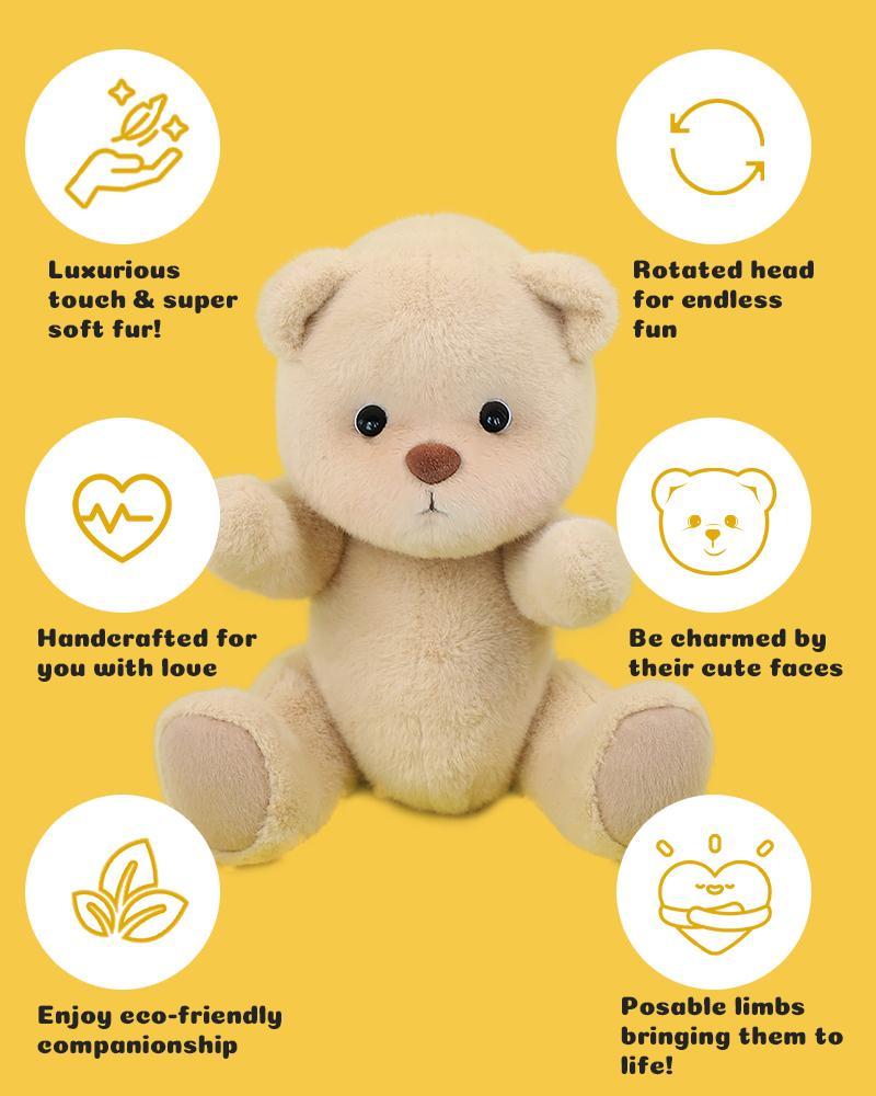 Dress Up Teddy Bear | Getahug 12 Inches Stuffed Animal for Collectible Toy Gift, Interchangeable Outfits Mink Hat,Blue shark,Pink Dino,Fluffy Elephant & Love Heart Sweater,Moderate Size Plushies Toy Dress Up Teddy Bear | Getahug 12 Inches Stuffed Animal for Collectible Toy Gift, Interchangeable Outfits Mink Hat,Blue shark,Pink Dino,Fluffy Elephant & Love Heart Sweater,Moderate Size Plushies Toy