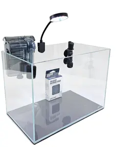 5 Gallon Rimless Clear Glass Aquarium Kit 5mm (15.74"x7.87"x9.84")