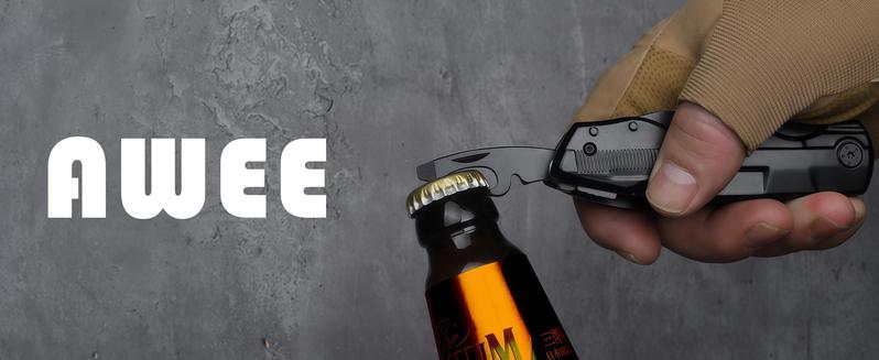 AWEE Gifts for Men,Multitool Pocket Knife with Blade,Stocking Stuffers for Men,Christmas Valentinens Day Fathers Day Birthday Gifts for Him Dad Husband,Camping,Emergency,Outdoor, knife pocket multitool Folding Stainless Steel