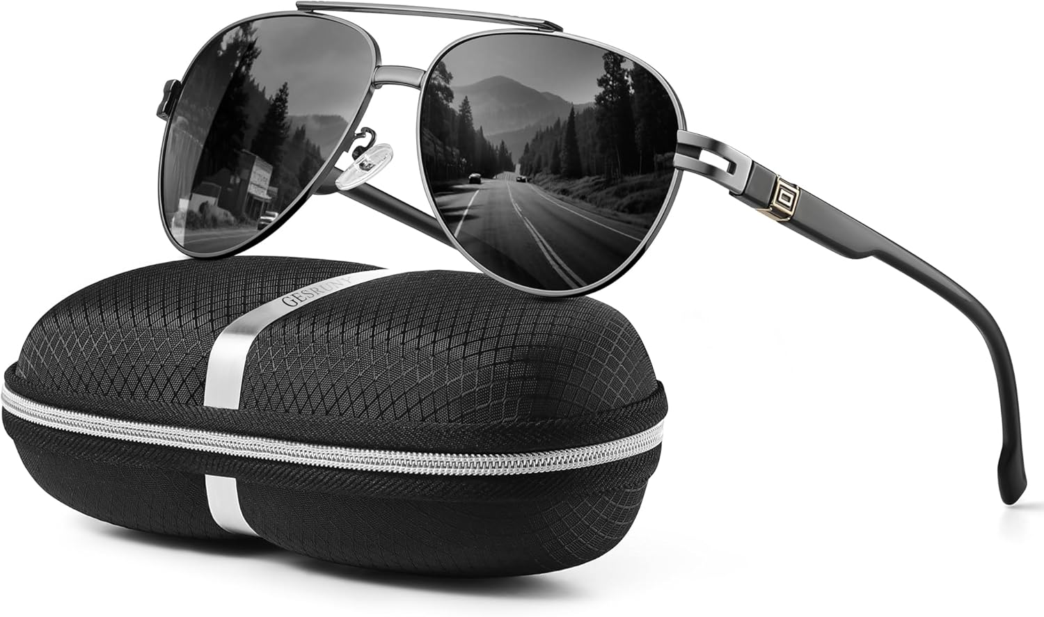 Gisele Polarized Aviator Sunglasses - Stylish UV400 Protection for Men & Women Ideal for Driving & Outdoor Sports Lightweight Durable Unisex Style Summer Essentials