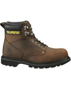 Cat Workwear Men's 6" Second Shift Lace-Up Work Boot Steel Toe - P89817