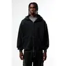 Pacsun Men's Washed BlackÂ Full Zip Hoodie